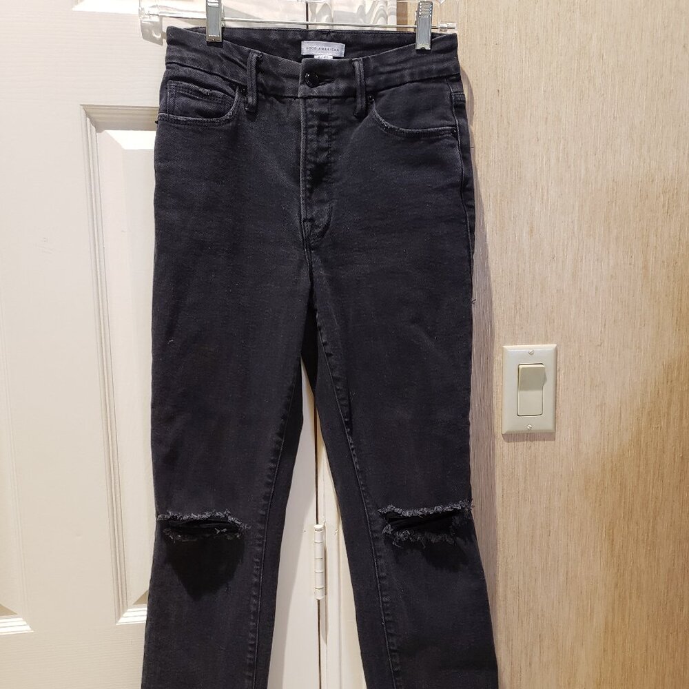 Good American Black Jeans  - 4/27
